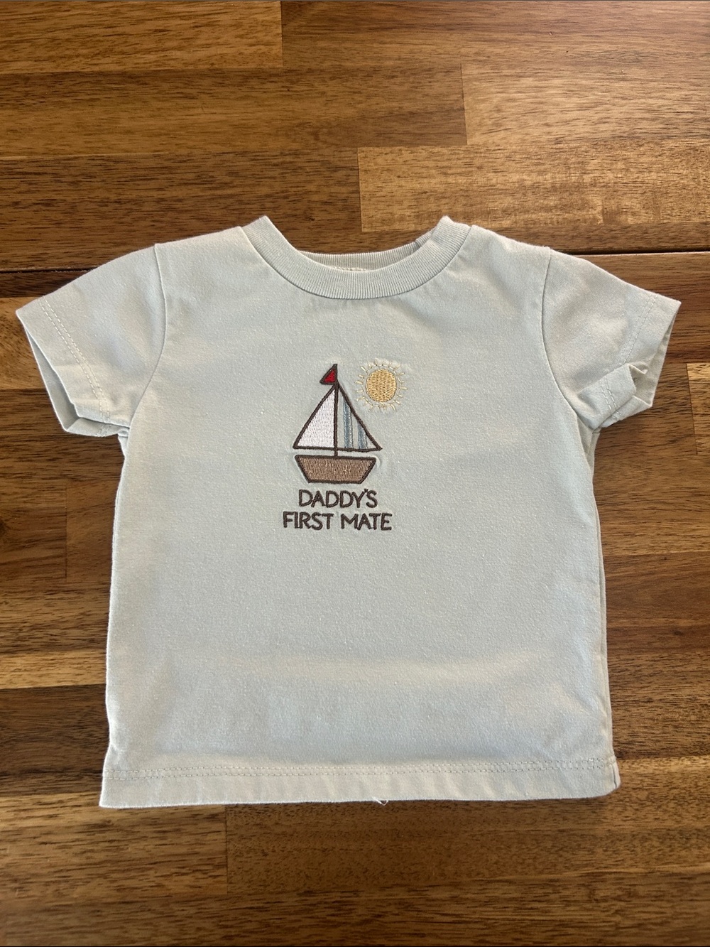 Baby 'Daddy's First Mate' Sailboat Tee